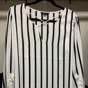 Express striped blouse.
